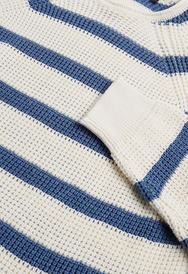 Paul Stuart Striped Cotton Crewneck Sweater, image 3