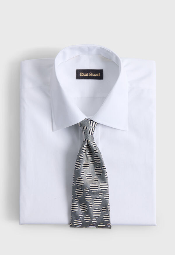 Paul Stuart Woven Silk Tossed Circle, image 2