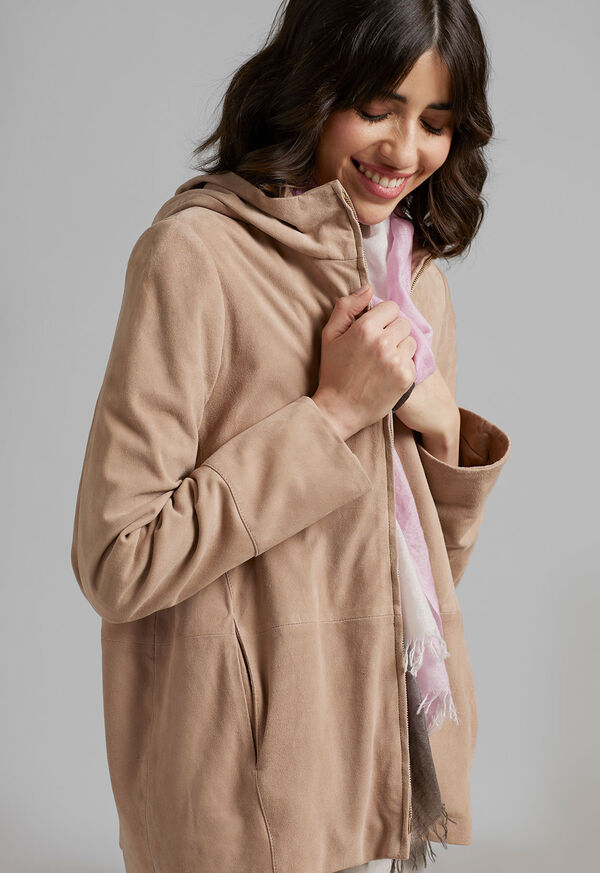 Paul Stuart Suede Full Zip Jacket, image 4