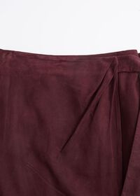 Paul Stuart Suede Wrap Skirt, thumbnail 2