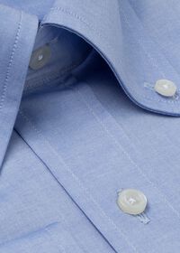 Paul Stuart Blue Sea Island Cotton Dress Shirt, thumbnail 2