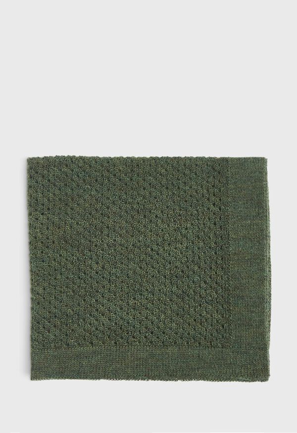 Paul Stuart Cashmere Blend Knit Pocket Square, image 2