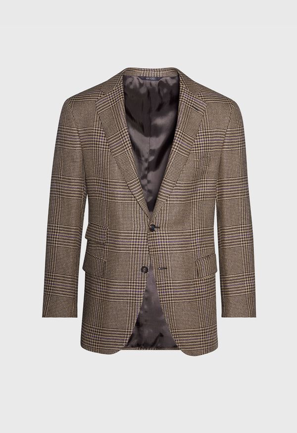 Paul Stuart Tan/Brown Plaid Sport Jacket, image 1