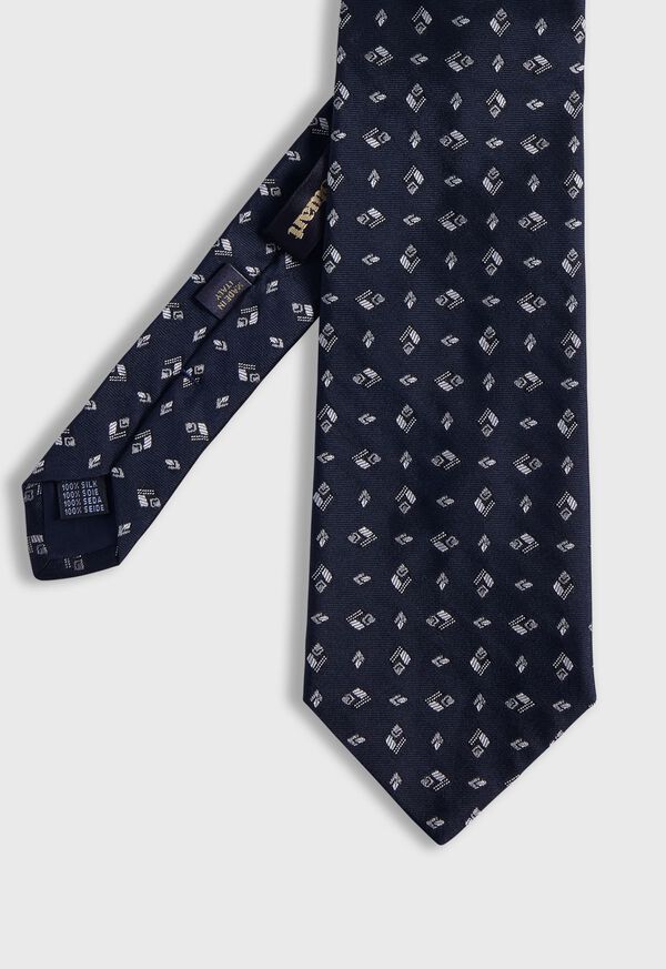 Paul Stuart Woven Silk Diamond Deco Tie