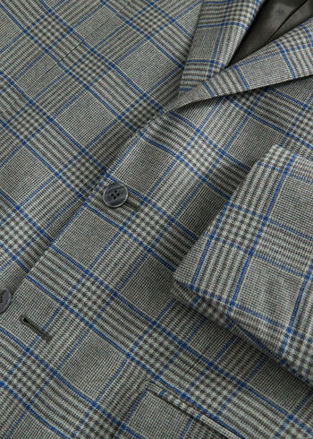 Paul Stuart All Year Wool & Cashmere Plaid Jacket