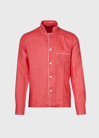 Paul Stuart Linen Stand Collar Pajama, thumbnail 2