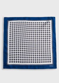 Paul Stuart Silk Small Medallion Pocket Square, thumbnail 3