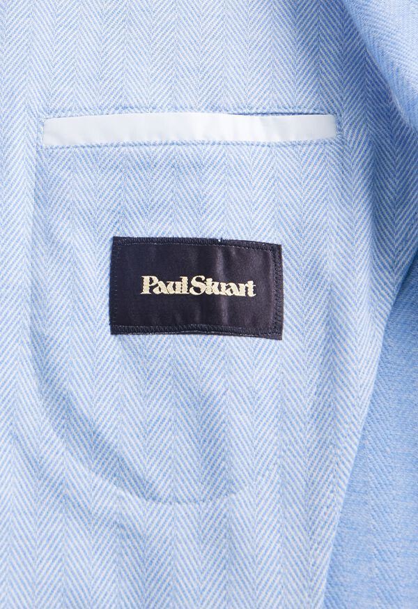 Paul Stuart Herringbone Cotton Jersey Jacket, image 5