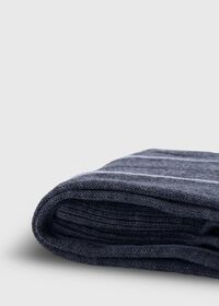 Paul Stuart Two Color Vertical Stripe Sock, thumbnail 2
