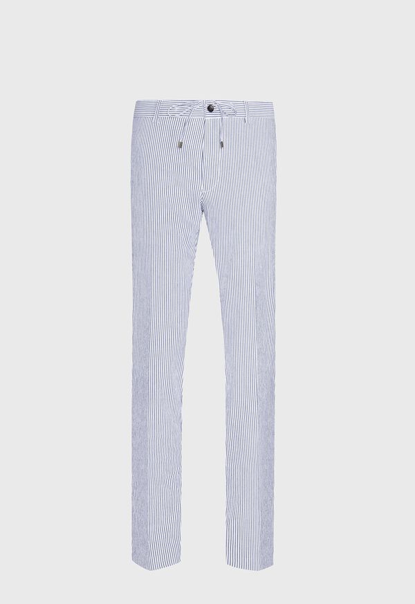 Paul Stuart Slim Fit Drawstring Seersucker Pant