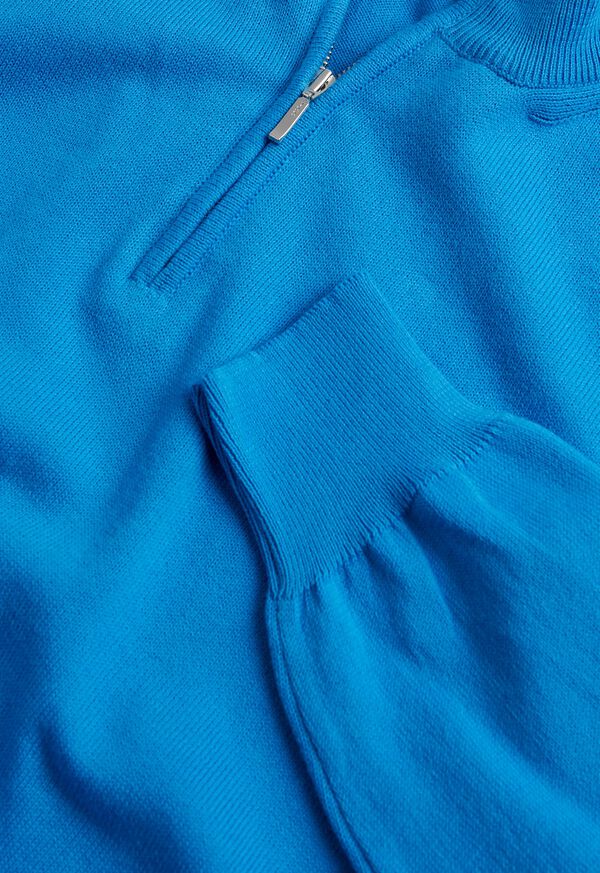 Paul Stuart Cotton Zipneck Pullover, image 2