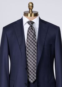 Paul Stuart Silk Jacquard Check Tie, thumbnail 2