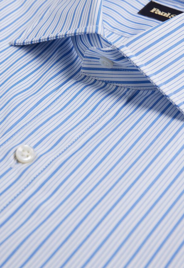 Paul Stuart Light Blue Striped Dress Shirt, image 3