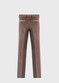 Paul Stuart Suede Trimmed Corduroy Trouser, thumbnail 3