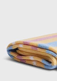 Paul Stuart Cotton Variegated Multicolor Stripe Sock, thumbnail 2