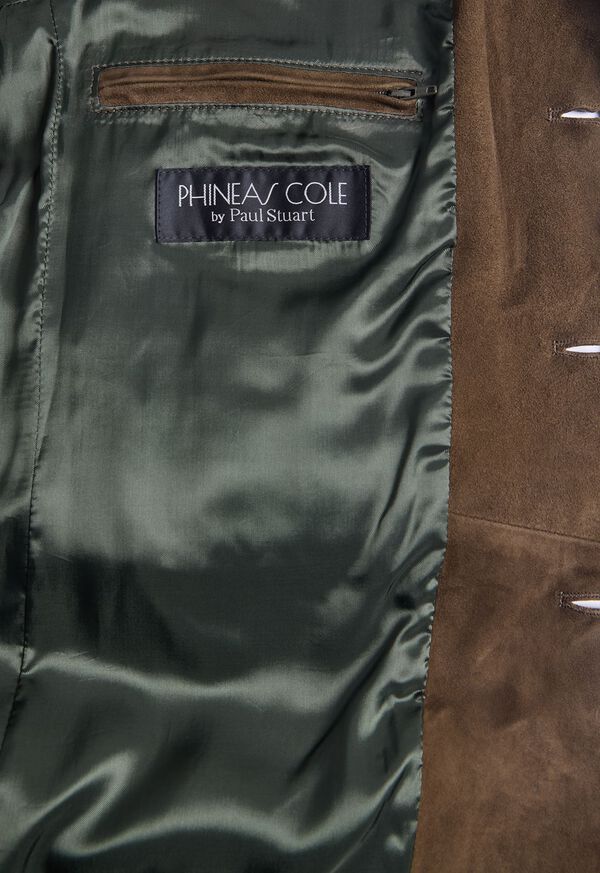 Paul Stuart Loden Suede Anorak Jacket, image 3