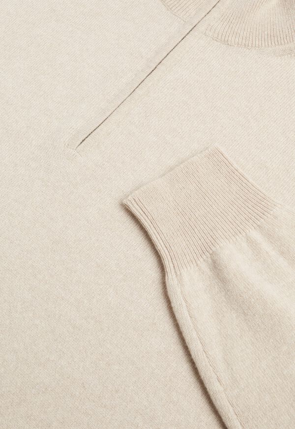Paul Stuart Cashmere 1/4 Zip Mock Neck Sweater, image 6