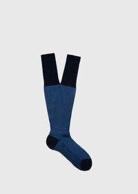 Paul Stuart Cotton Over the Calf Screen Print Socks, thumbnail 1