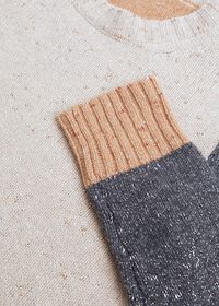 Paul Stuart Colorblock Lurex Sweater, thumbnail 3