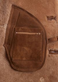 Paul Stuart Suede & Shearling Rancher Coat, thumbnail 7