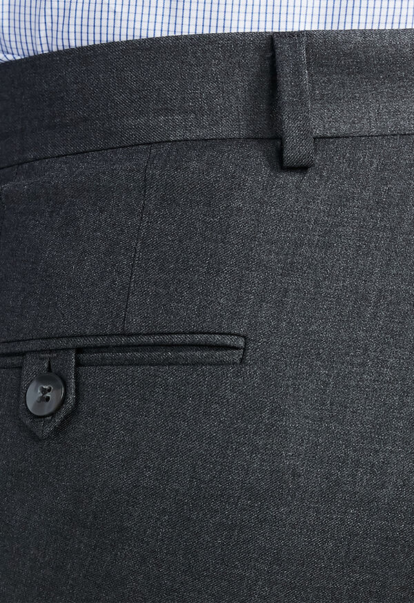 Paul Stuart Dark Grey Super 110s Wool Trouser, image 6