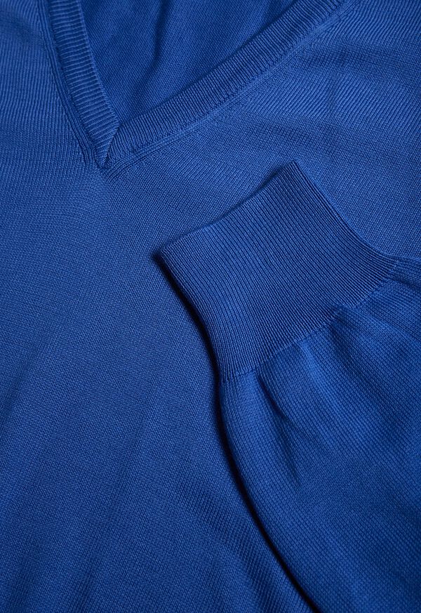 Paul Stuart Cotton V-Neck Sweater, image 2