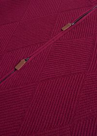 Paul Stuart Wool and Cashmere Zip Jacquard Cardigan, thumbnail 4