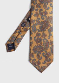 Paul Stuart Silk Paisley Print Tie, thumbnail 3