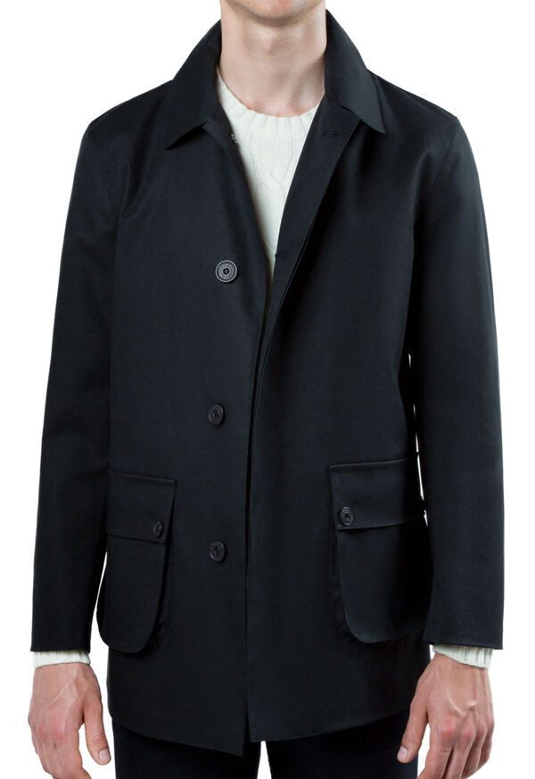 Paul Stuart Cotton Fingertip Field Jacket with Black Watch Lining, image 2