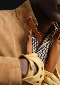 Paul Stuart Raw Edge Distressed Suede Jacket, thumbnail 8