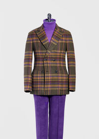 Paul Stuart Horseblanket Oatmeal Plaid Sport Coat, thumbnail 2