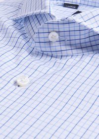 Paul Stuart Cotton Tattersall Dress Shirt, thumbnail 2