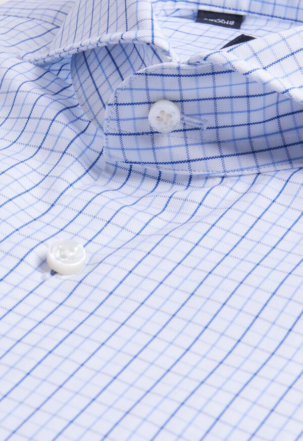 Paul Stuart Cotton Tattersall Dress Shirt, image 2