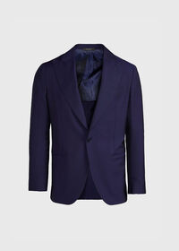 Paul Stuart Navy Solid Dinner Jacket, thumbnail 1