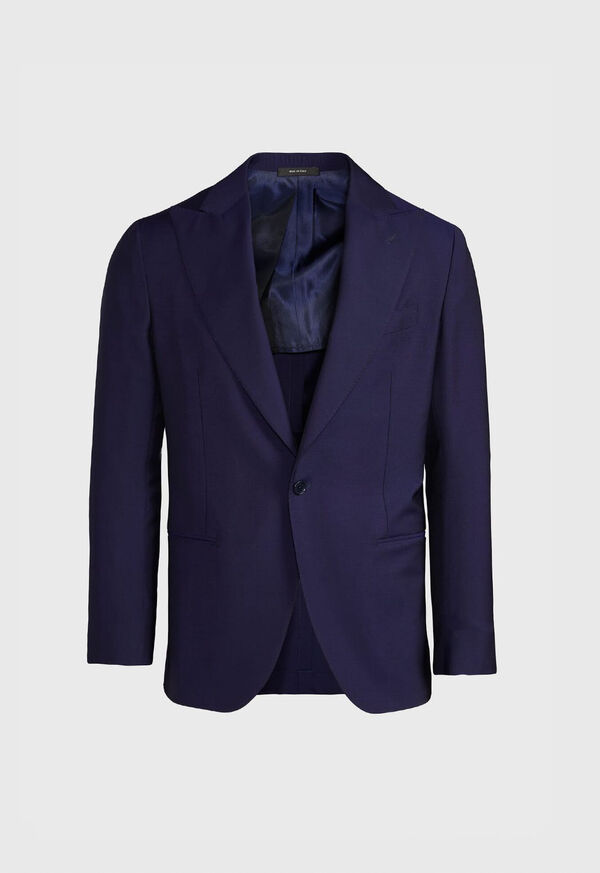Paul Stuart Navy Solid Dinner Jacket, image 1