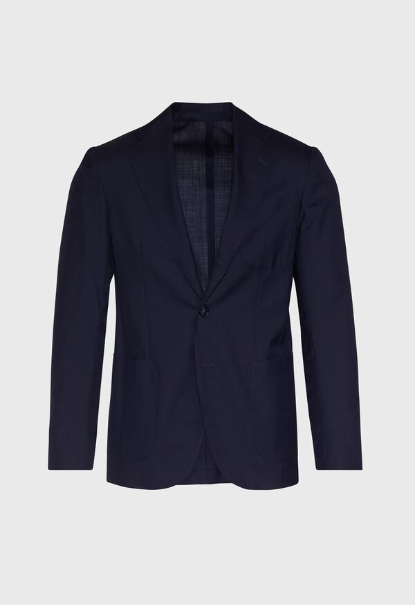 Paul Stuart Solid Navy Tropical Blazer