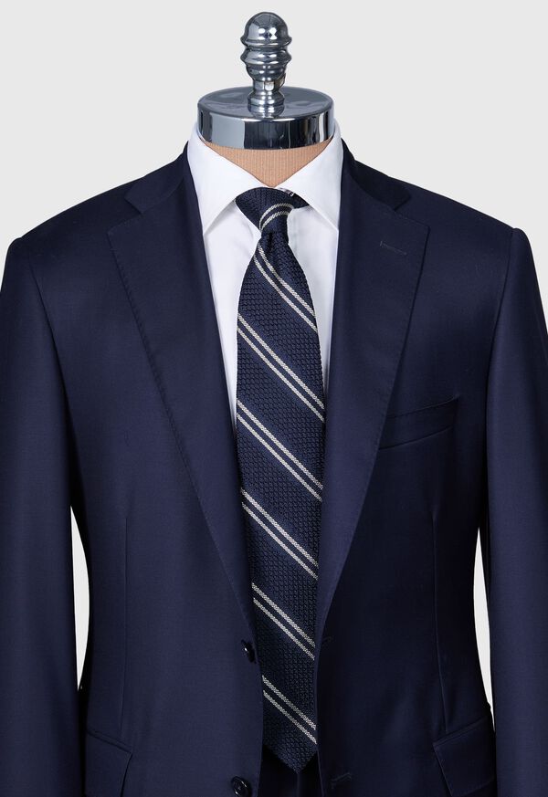 Paul Stuart Silk Grenadine Stripe Tie, image 3