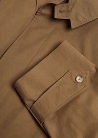 Paul Stuart Tan A-Line Rain Coat, thumbnail 2