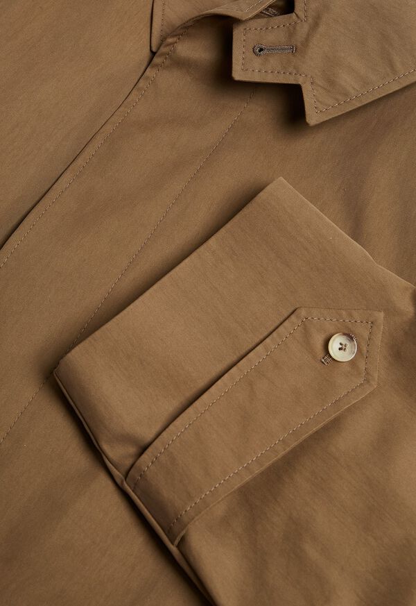 Paul Stuart Tan A-Line Rain Coat, image 2