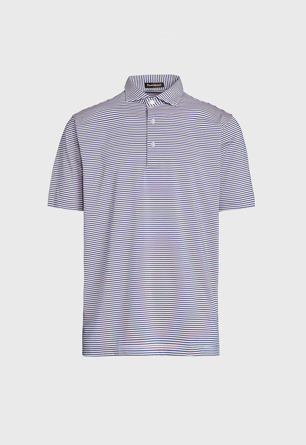 Paul Stuart Multi Color Stripe Performance Polo, image 1
