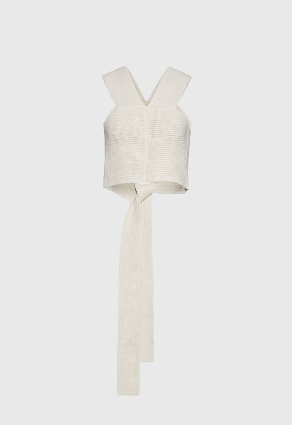 Paul Stuart Cropped Knit Top, image 1