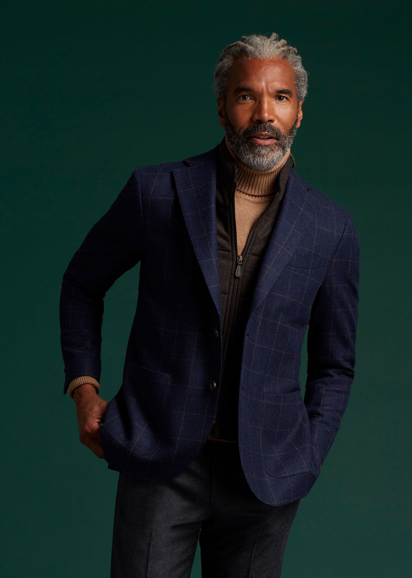 Classic Cashmere Double Ply Turtleneck Sweater