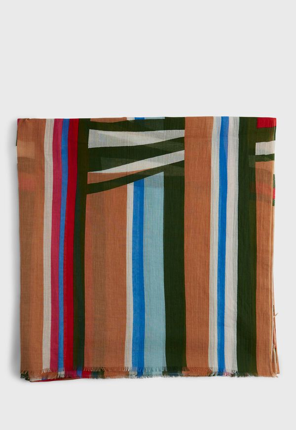 Paul Stuart Striped Scarf, image 2