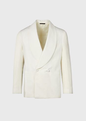 Paul Stuart Linen Double Breasted Dinner Jacket