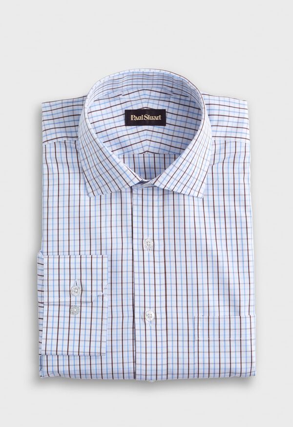 Paul Stuart Graph Check Dress Shirt, image 1