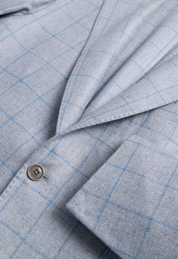 Paul Stuart Silk Windowpane Jacket, image 2