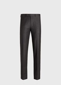 Paul Stuart Wool Flannel Charcoal Trouser, thumbnail 1