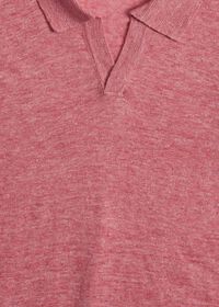 Paul Stuart Linen Open Collar Polo, thumbnail 2