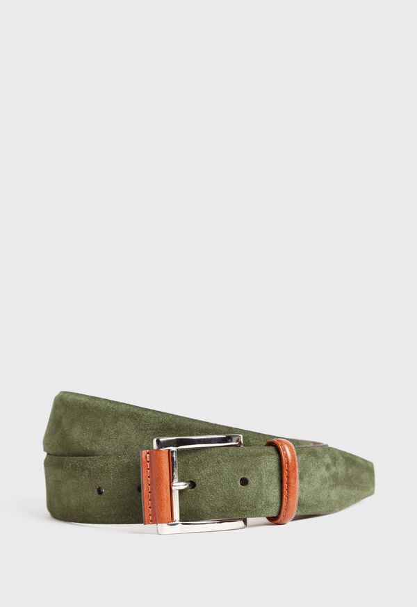 Paul Stuart 35 MM Suede With Leather Roller Buckle, image 3