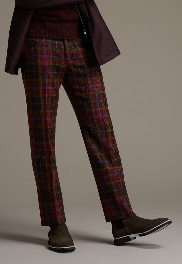 Paul Stuart Wool Tweed Plaid Trouser, image 2